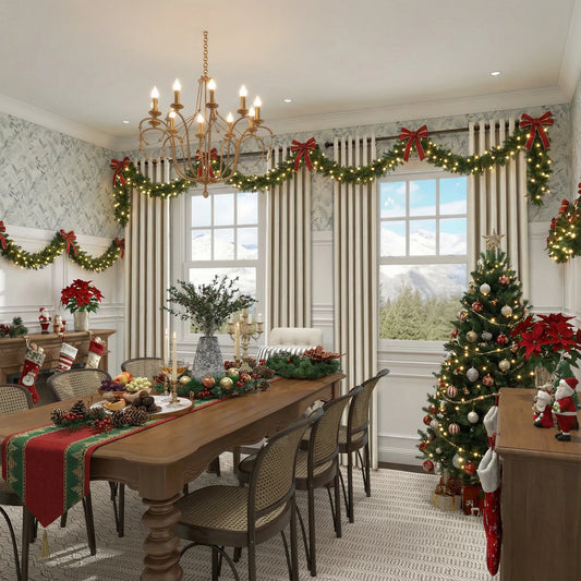 Declan Curtains Christmas Theme