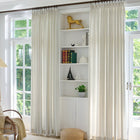 Jasper Dotted Linen Blend Curtains