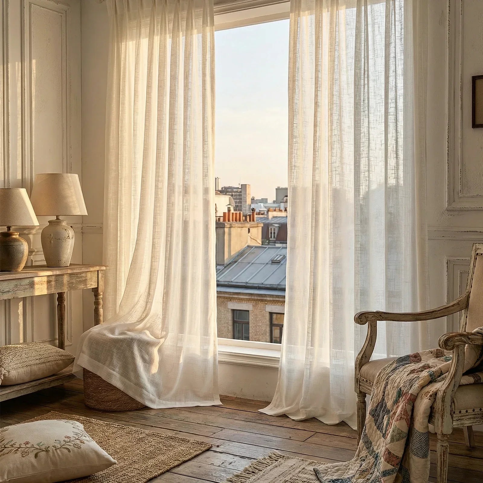 How To Use Sheer Curtains To Create Depth And Interpret Textural Minimalism