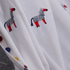 Bonnie Little Pony Embroidered Sheer Curtains