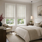 Ocean Woven Stripes Roman Shades