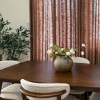 Jasper Dotted Linen Blend Curtains