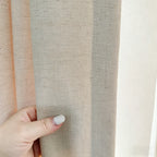 Jasper Dotted Linen Blend Curtains