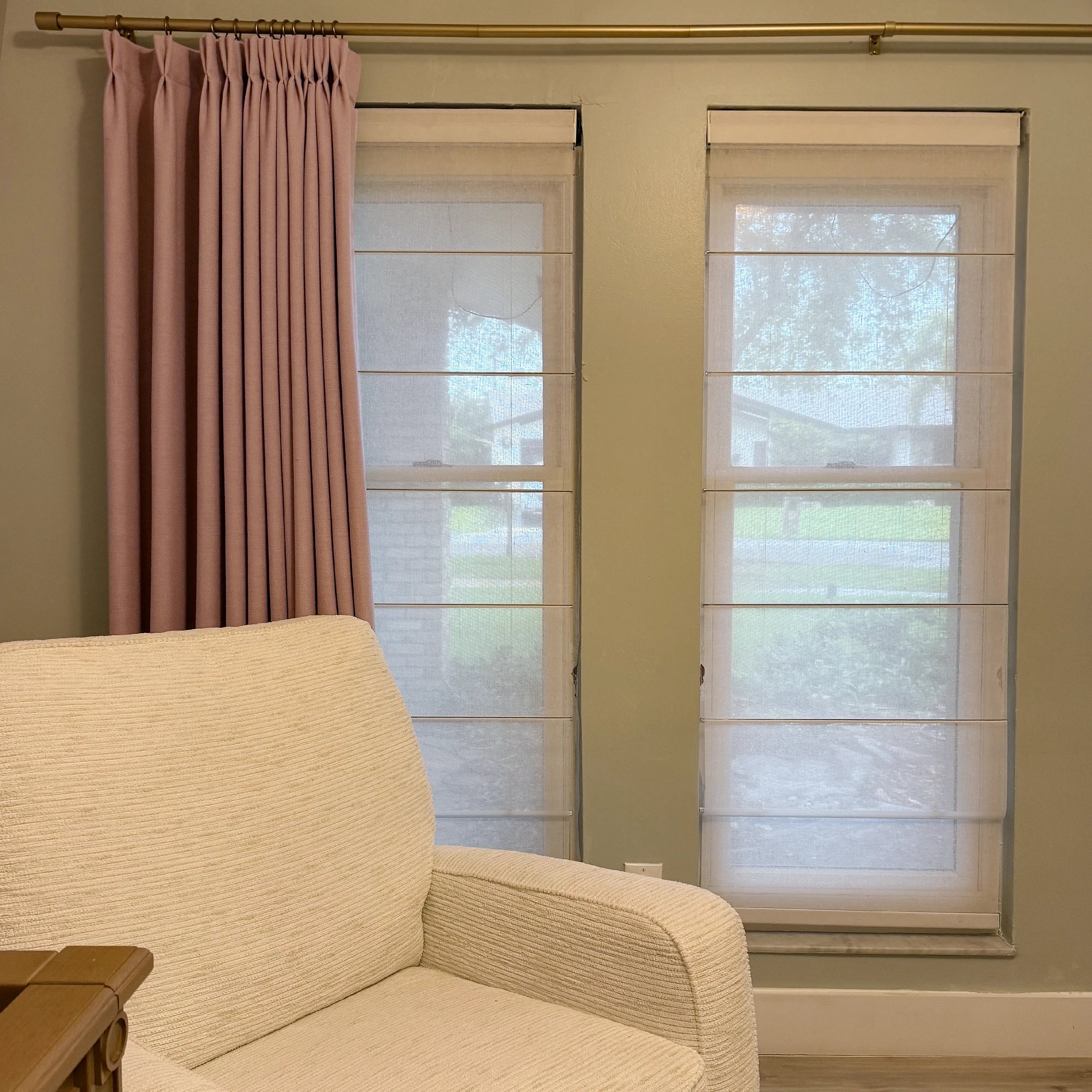 Henry  Linen Cotton Look Curtains