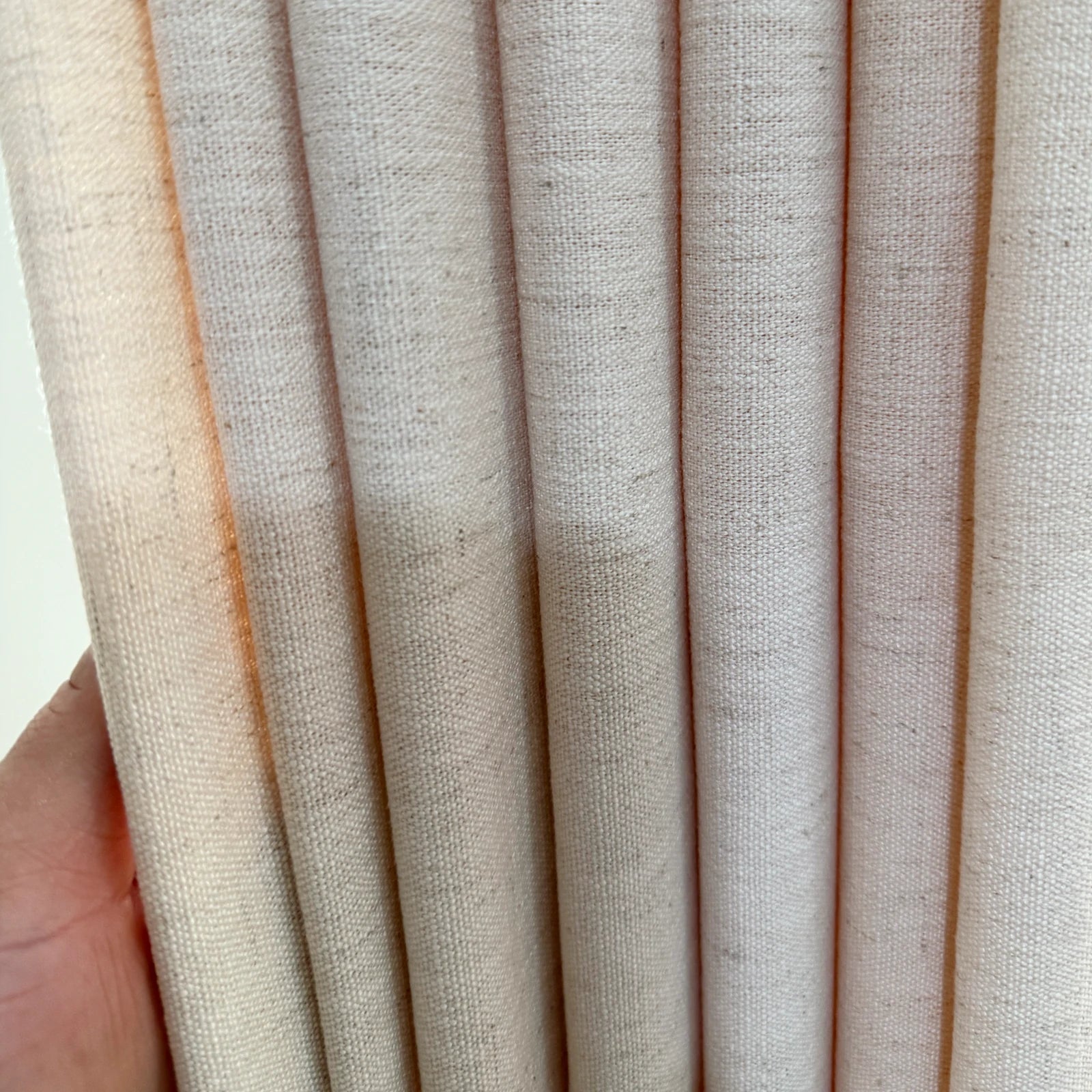 Jasper Dotted Linen Blend Curtains