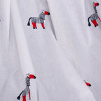 Bonnie Little Pony Embroidered Sheer Roman Shades