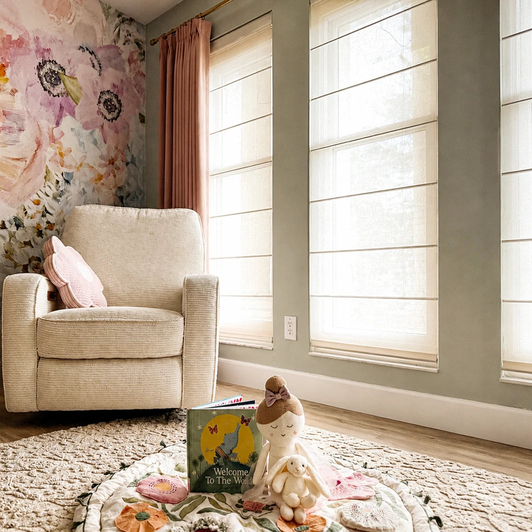 Fiona Semi Sheer Roman Shades