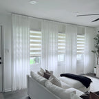 Alice Extra Long & Wide Semi Sheer Curtains