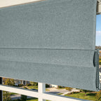 Orion Linen Look 100% Blackout Roman Shades
