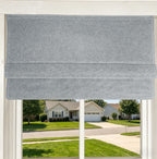 Orion Linen Look 100% Blackout Roman Shades