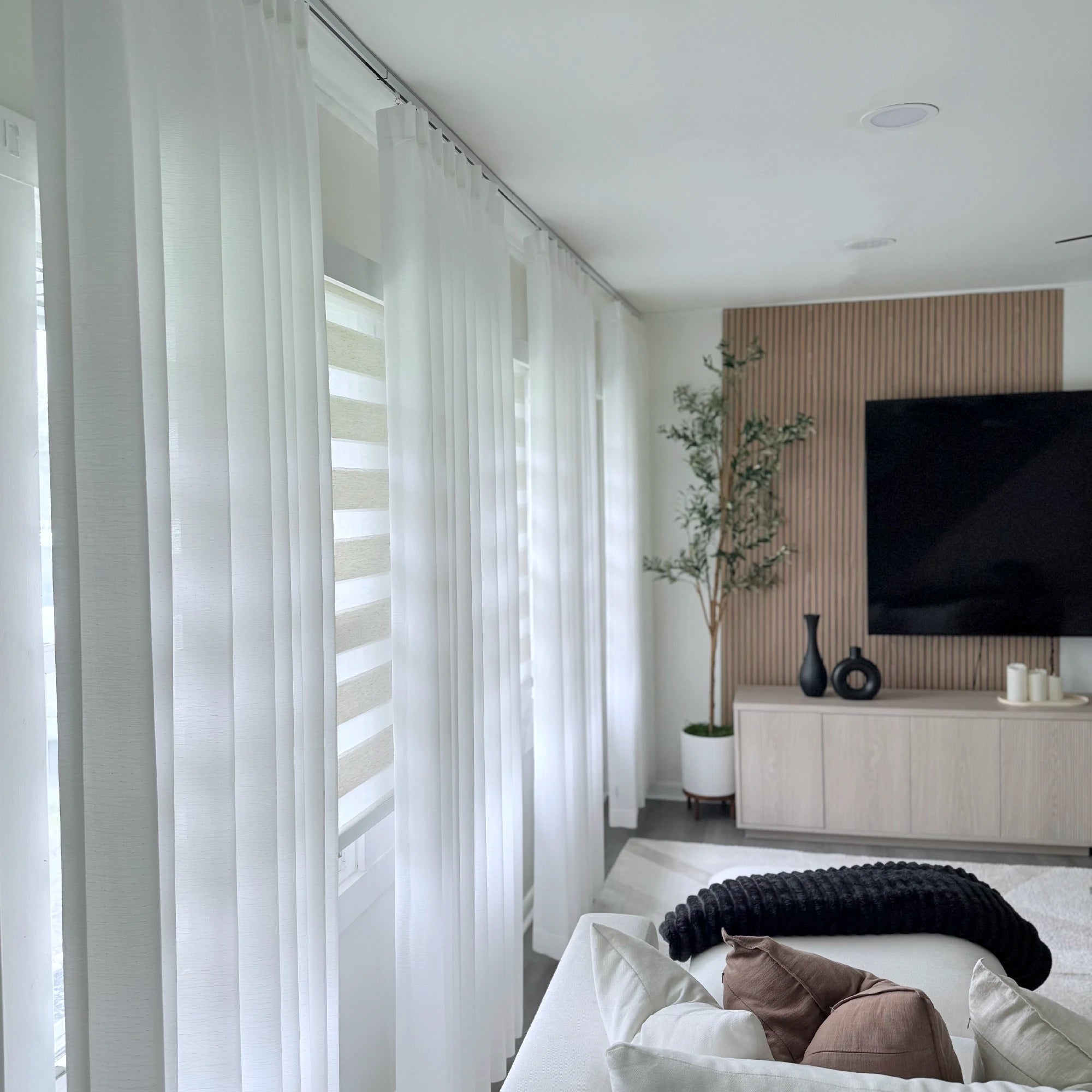 Alice Extra Long & Wide Semi Sheer Curtains