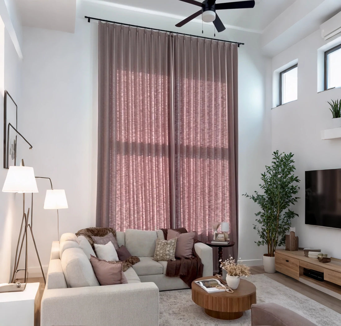 John Linen Texture Cotton Curtains