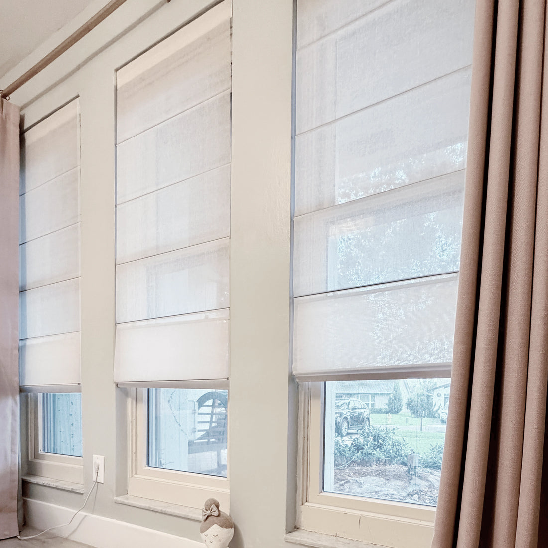 Fiona Semi Sheer Roman Shades