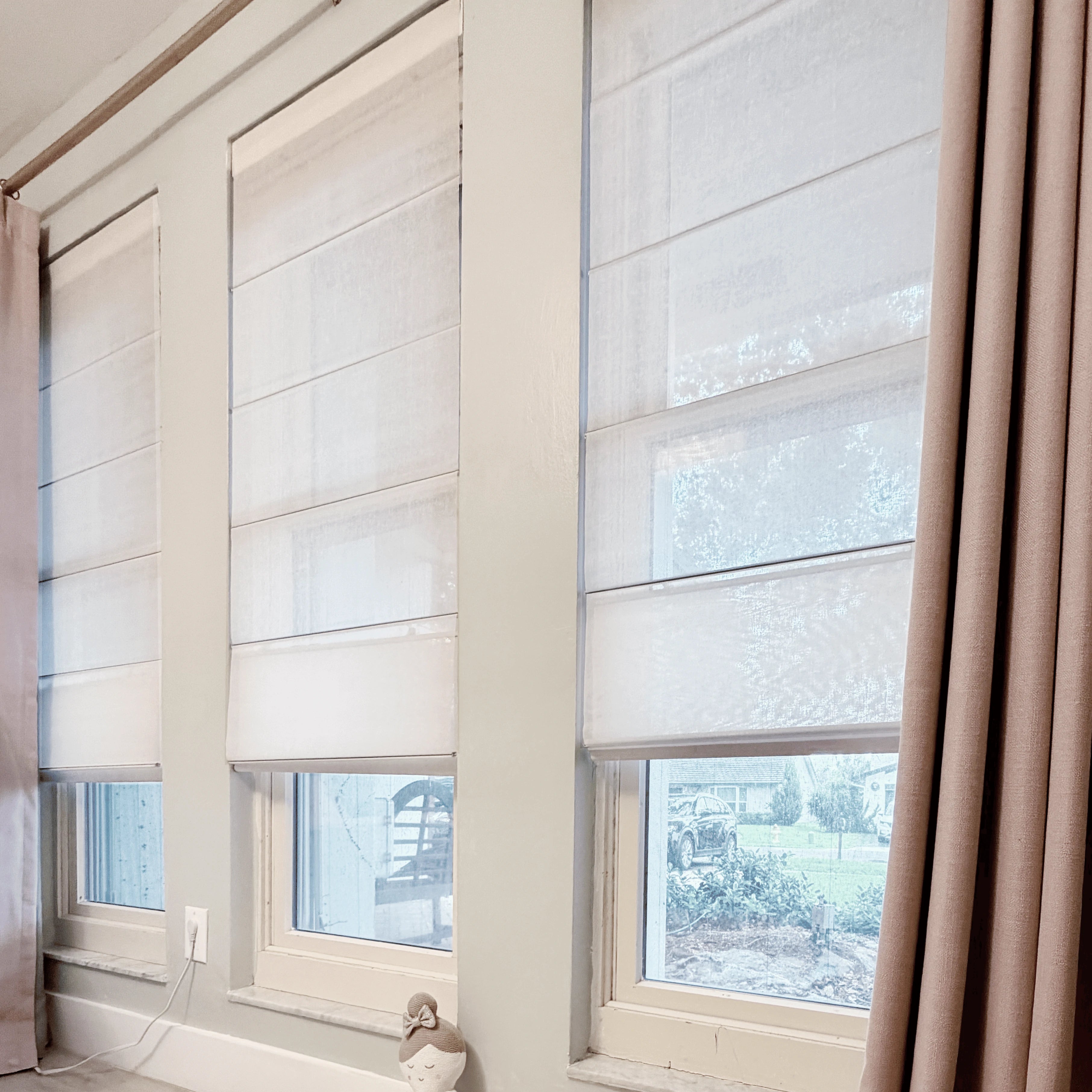 Fiona Semi Sheer Roman Shades