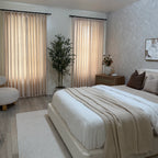 Jasper Dotted Linen Blend Curtains