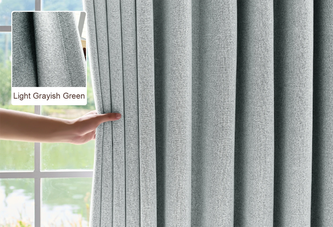Light Grayish Green Curtains Free Swatches