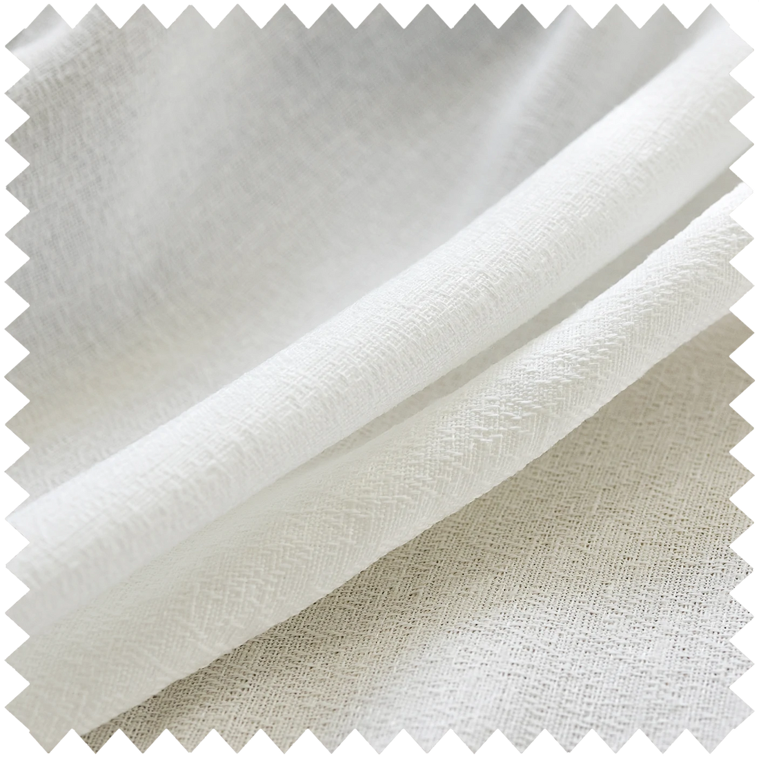 White Sheer Curtains Swatches - AGS301