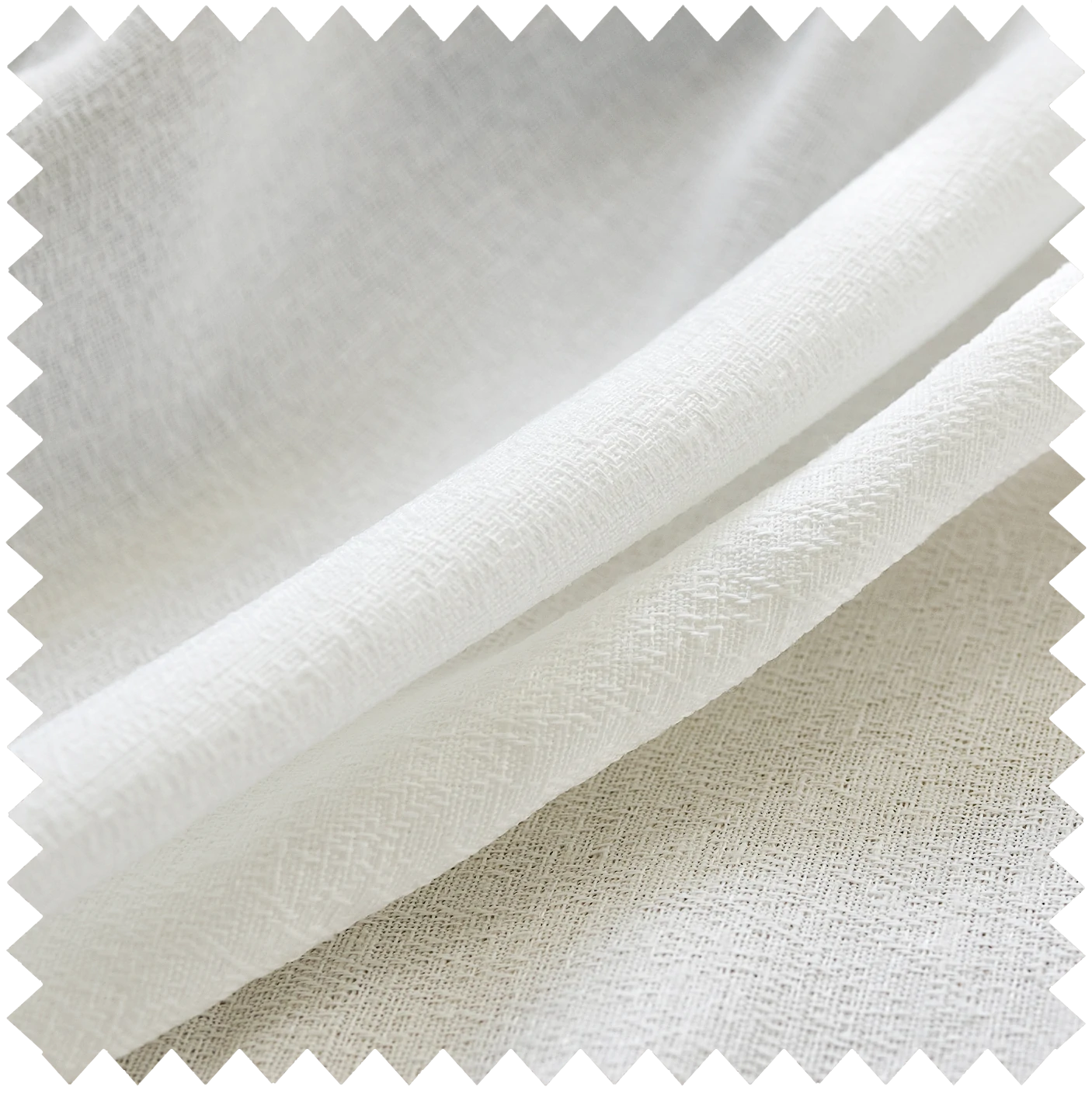 White Sheer Curtains Swatches - AGS301