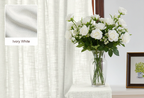 Ivory White Curtains Free Swatches