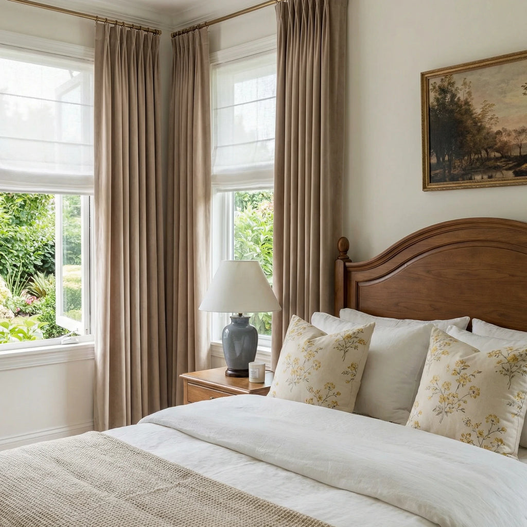 Adrian Cashmere Blackout Curtains