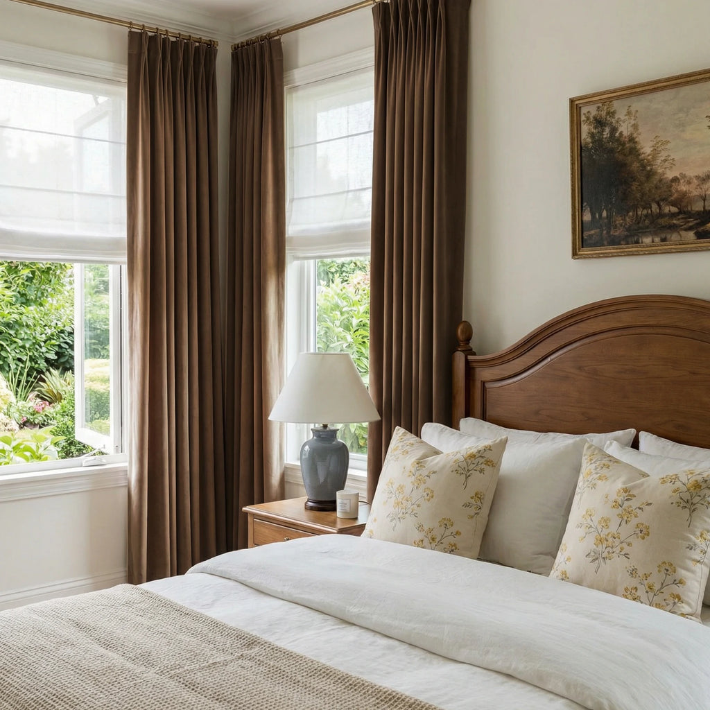 Adrian Cashmere Blackout Curtains