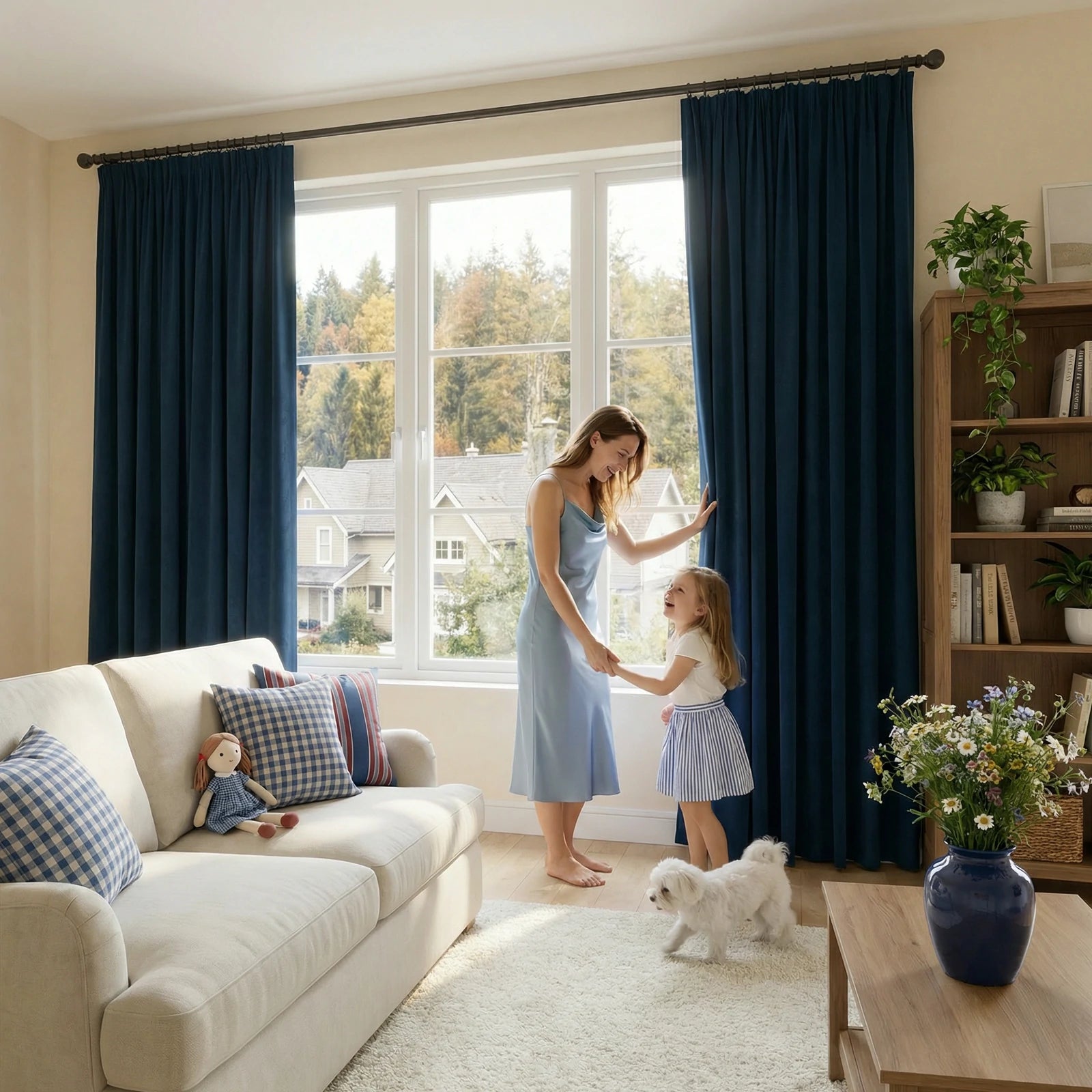 Adrian Cashmere Blackout Curtains