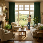 Adrian Cashmere Blackout Curtains