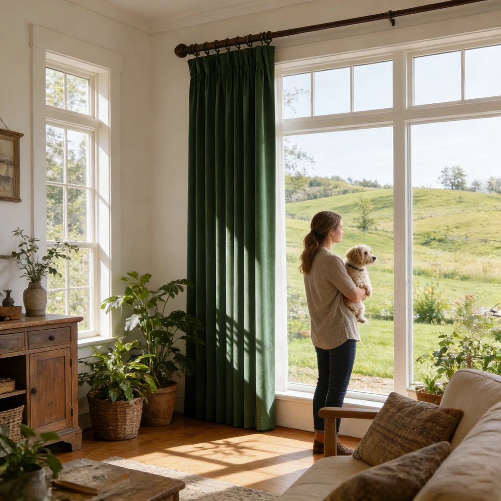 Adrian Cashmere Blackout Curtains