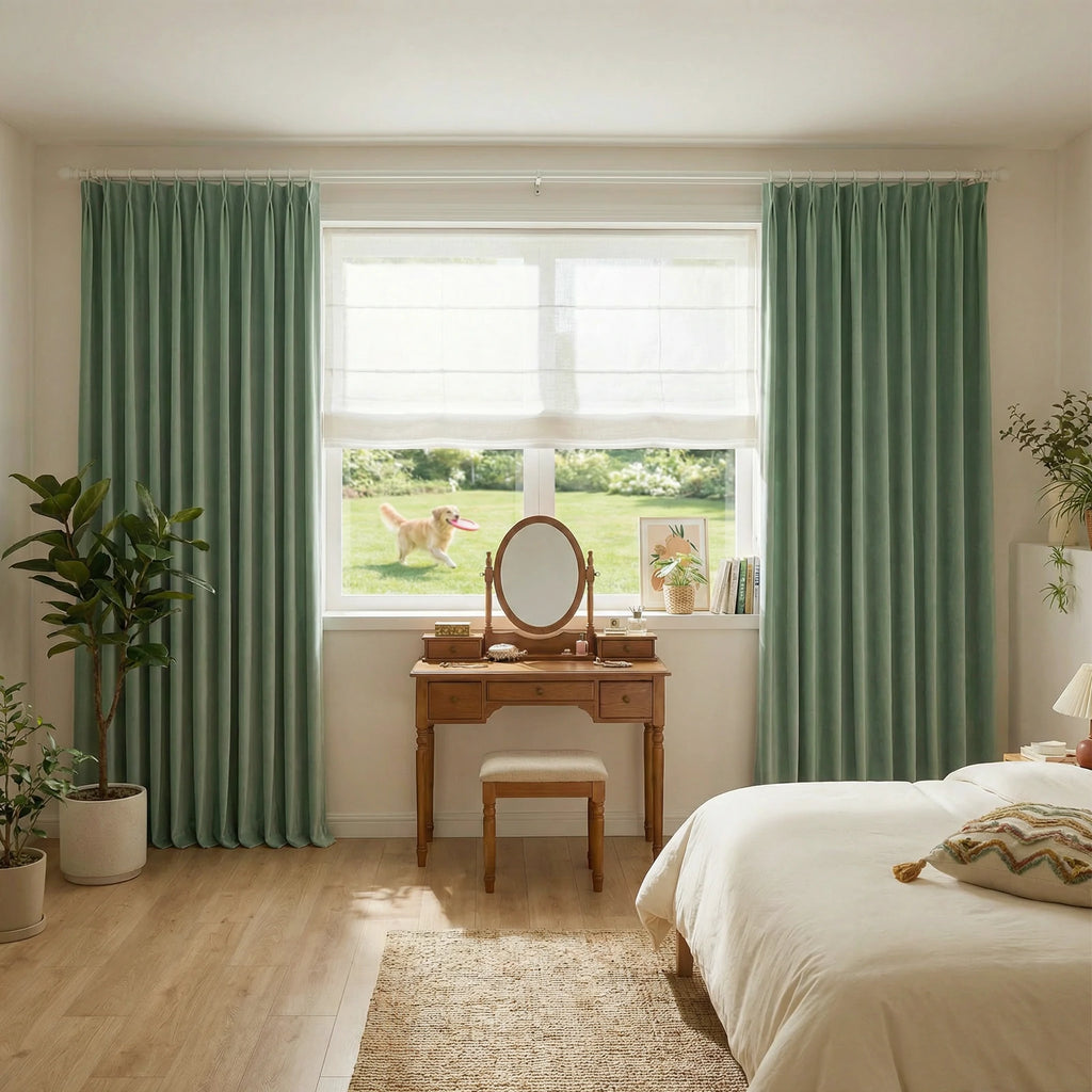 Adrian Cashmere Blackout Curtains