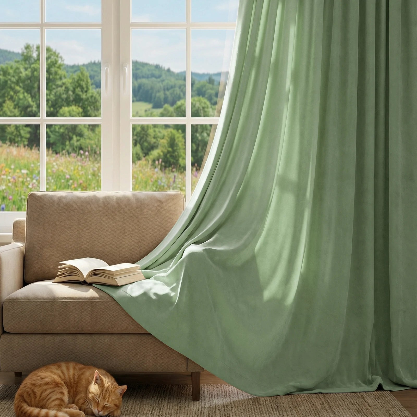 Adrian Cashmere Blackout Curtains