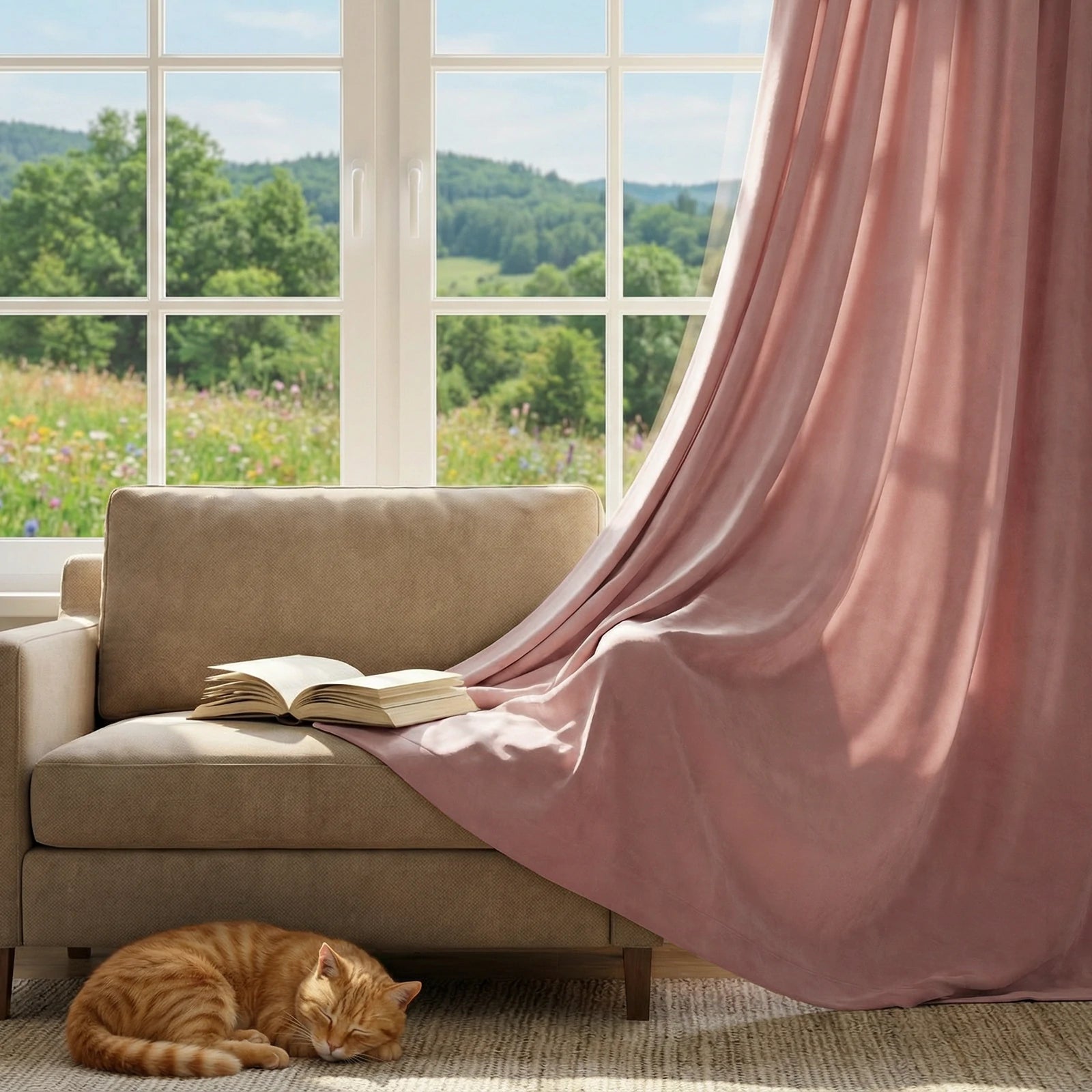 Adrian Cashmere Blackout Curtains