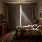 Alex 100% Balckout Linen Look Curtains