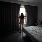 Alex 100% Blackout Linen Look Curtains