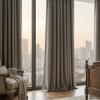 Alex 100% Balckout Linen Look Curtains