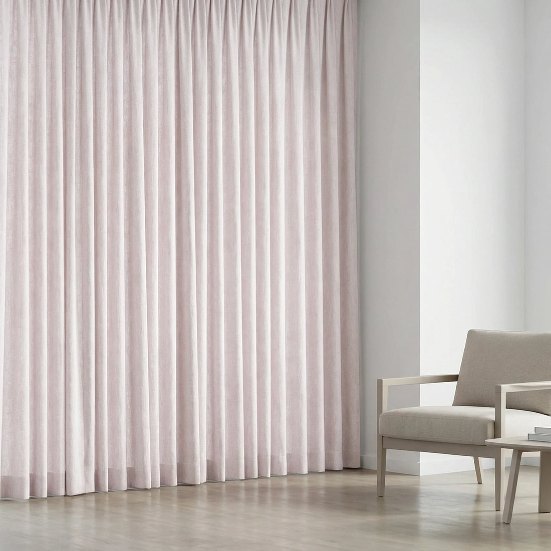 Alex 100% Balckout Linen Look Curtains