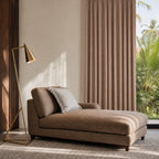 Alex 100% Blackout Linen Look Curtains