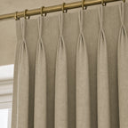 Alex 100% Blackout Linen Look Curtains