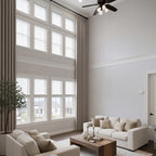 Alex 100% Blackout Linen Look Curtains