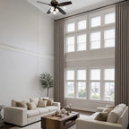 Alex 100% Blackout Linen Look Curtains