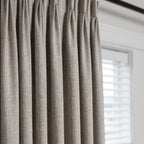 Alex 100% Blackout Linen Look Curtains