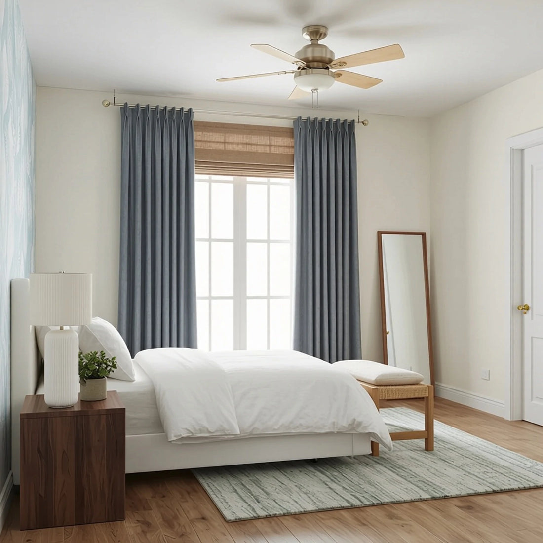 Alex 100% Blackout Linen Look Curtains