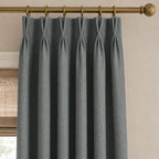 Alex 100% Blackout Linen Look Curtains