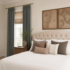 Alex 100% Blackout Linen Look Curtains