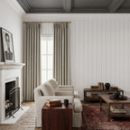 Alex 100% Blackout Linen Look Curtains