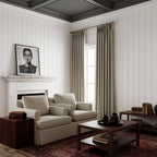 Alex 100% Blackout Linen Look Curtains
