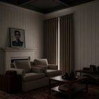 Alex 100% Blackout Linen Look Curtains