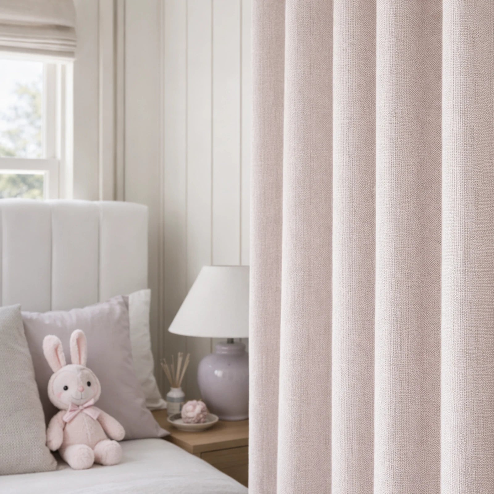 Alex 100% Blackout Linen Look Curtains