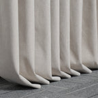 Alex 100% Blackout Linen Look Curtains