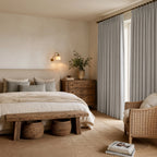 Alex 100% Blackout Linen Look Curtains