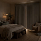 Alex 100% Blackout Linen Look Curtains